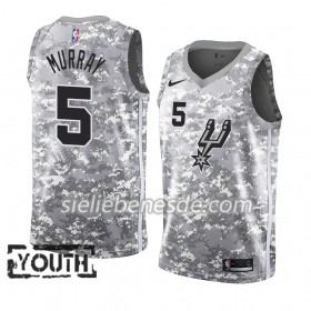Kinder NBA San Antonio Spurs Trikot Dejounte Murray 5 2018-19 Nike Grau Swingman
